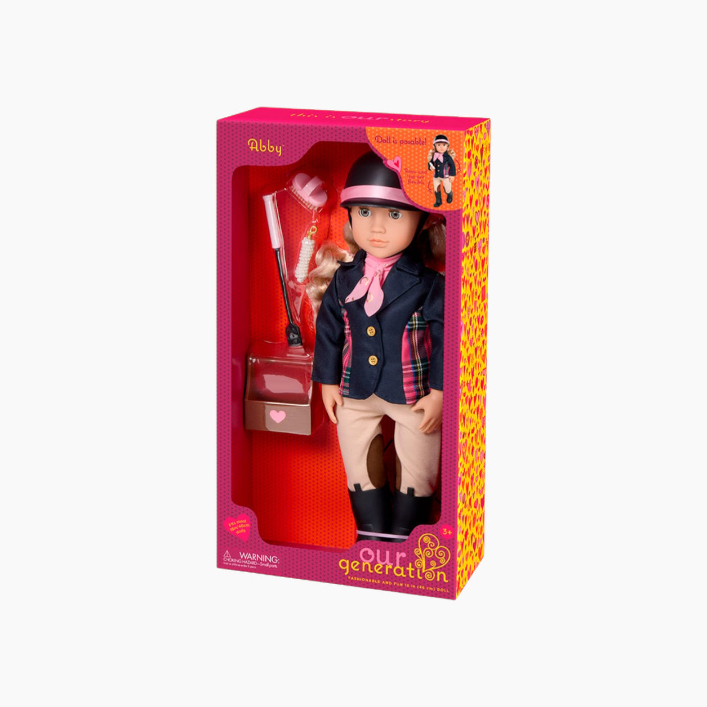 Battat Our Generation Activity Riding Doll With Accessories, Abby Battat Our Generation Activity Riding Doll With Accessories, Abby