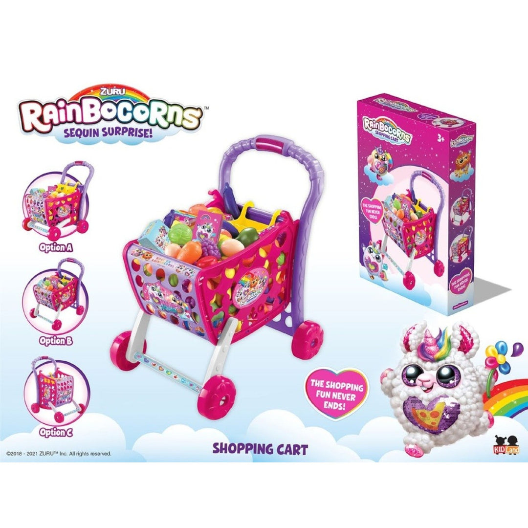 Zuru Rainbocorns Shopping Cart With Vegetables And Fruits