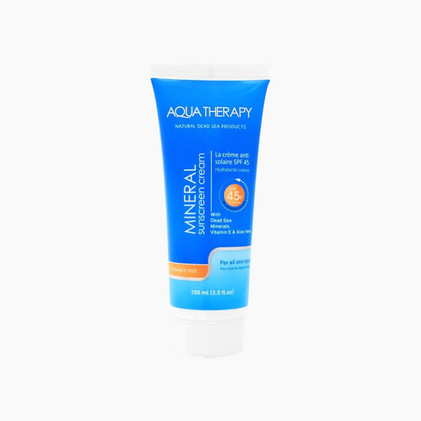 Dead Sea Mineral Sunscreen Cream Spf 45 Tube 100 mL