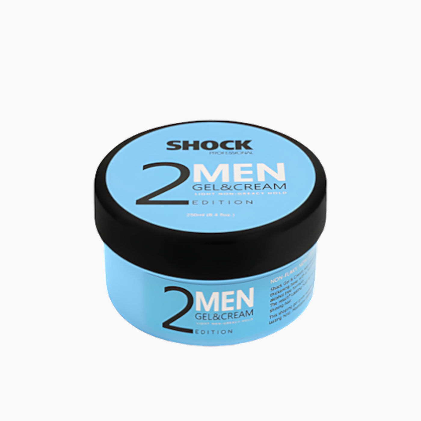Shock Men 2 Edition Gel and Cream Light Non Greacy Hold 250 ML Shock Men 2 Edition Gel and Cream Light Non Greacy Hold 250 ML