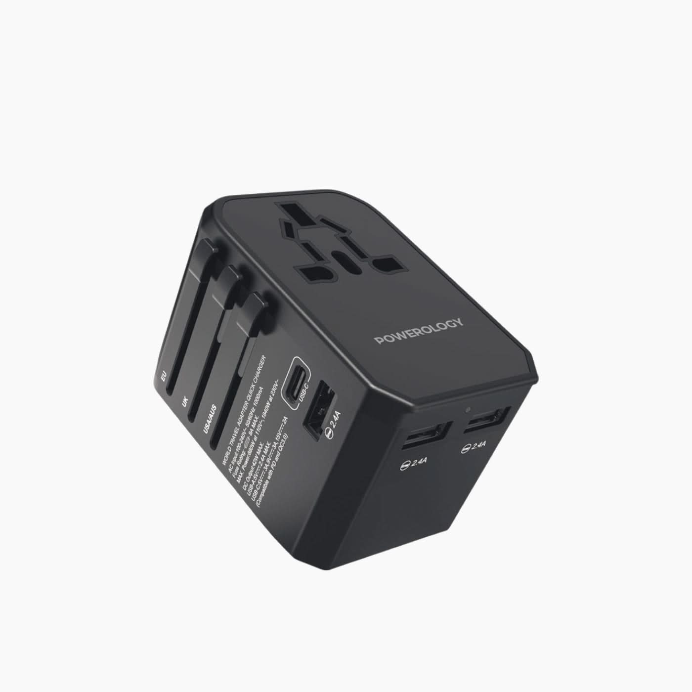 Powerology Universal Multi-Port Travel Charger Powerology Universal Multi-Port Travel Charger