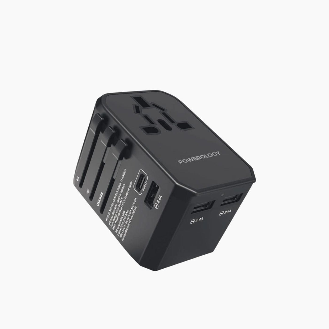 Powerology Universal Multi-Port Travel Charger