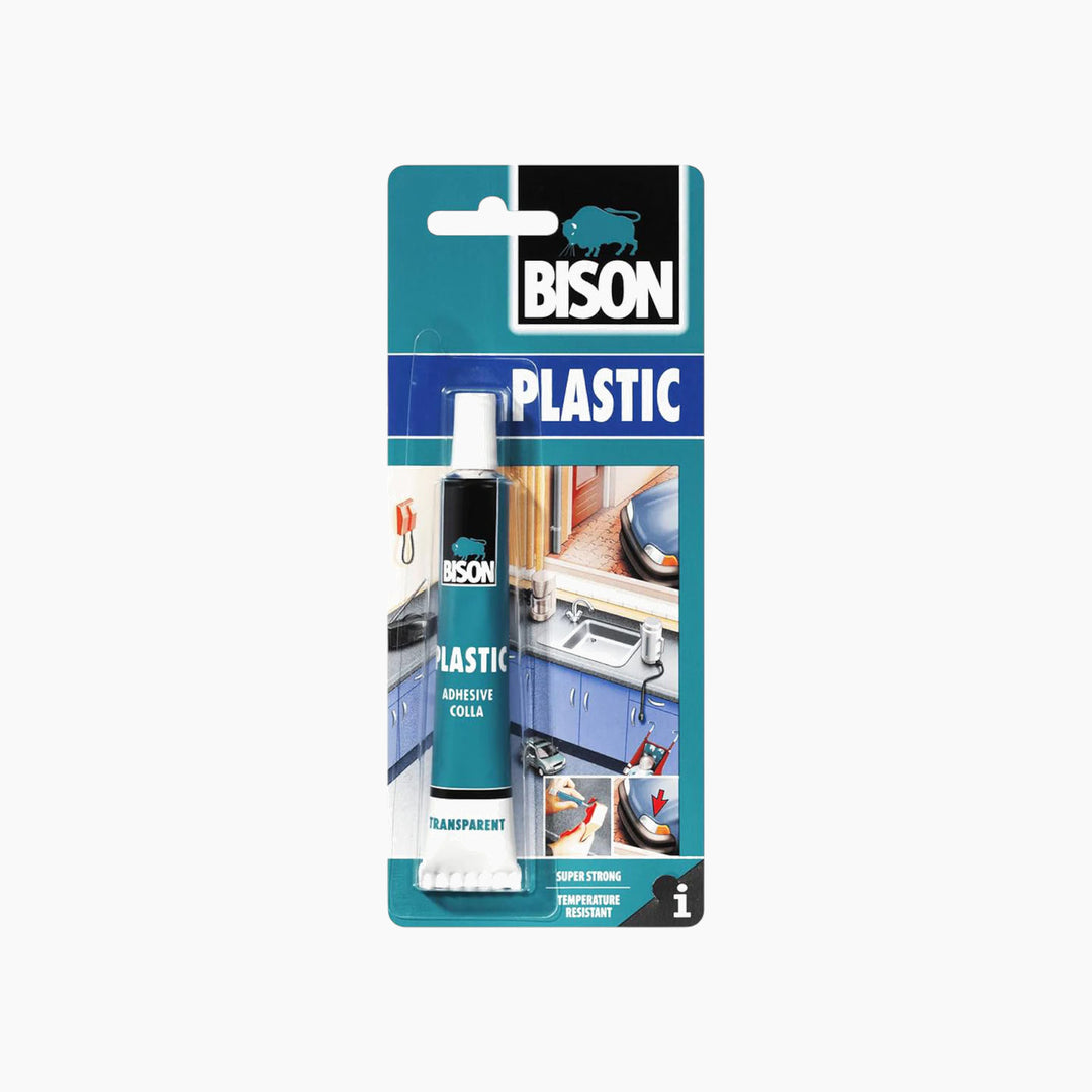 Bison Plastic Adhesive Clear 25Ml