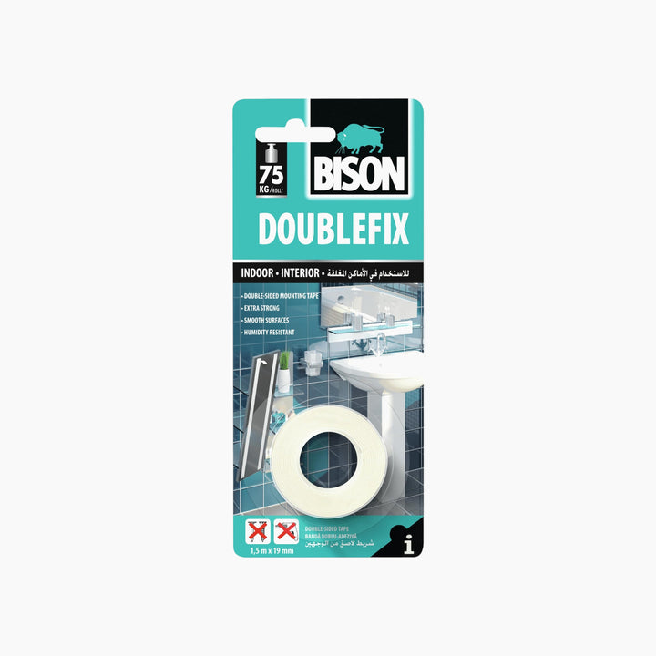 Bison Double-Faced White 1.5M 19Mm 75Kg