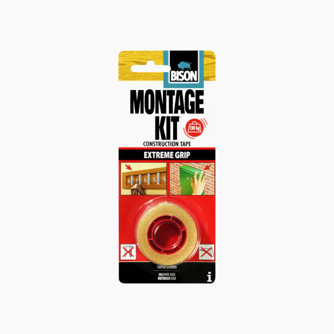 Bison Montagekit Tape Crd 1.5Mx19Mm*12 L244