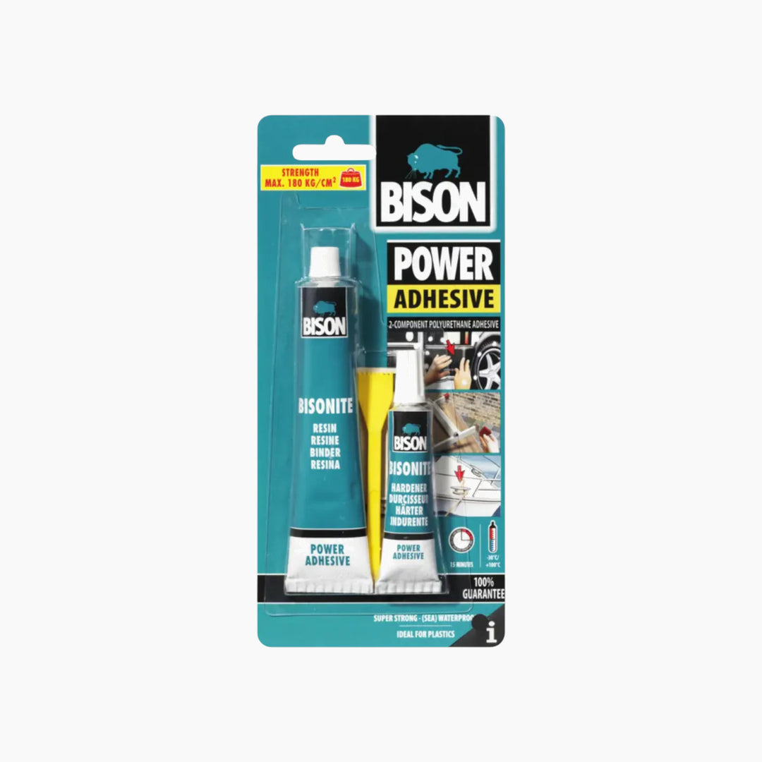 Bison Power Adhesive Epoxy Glass Fibre Adhesive 65Ml