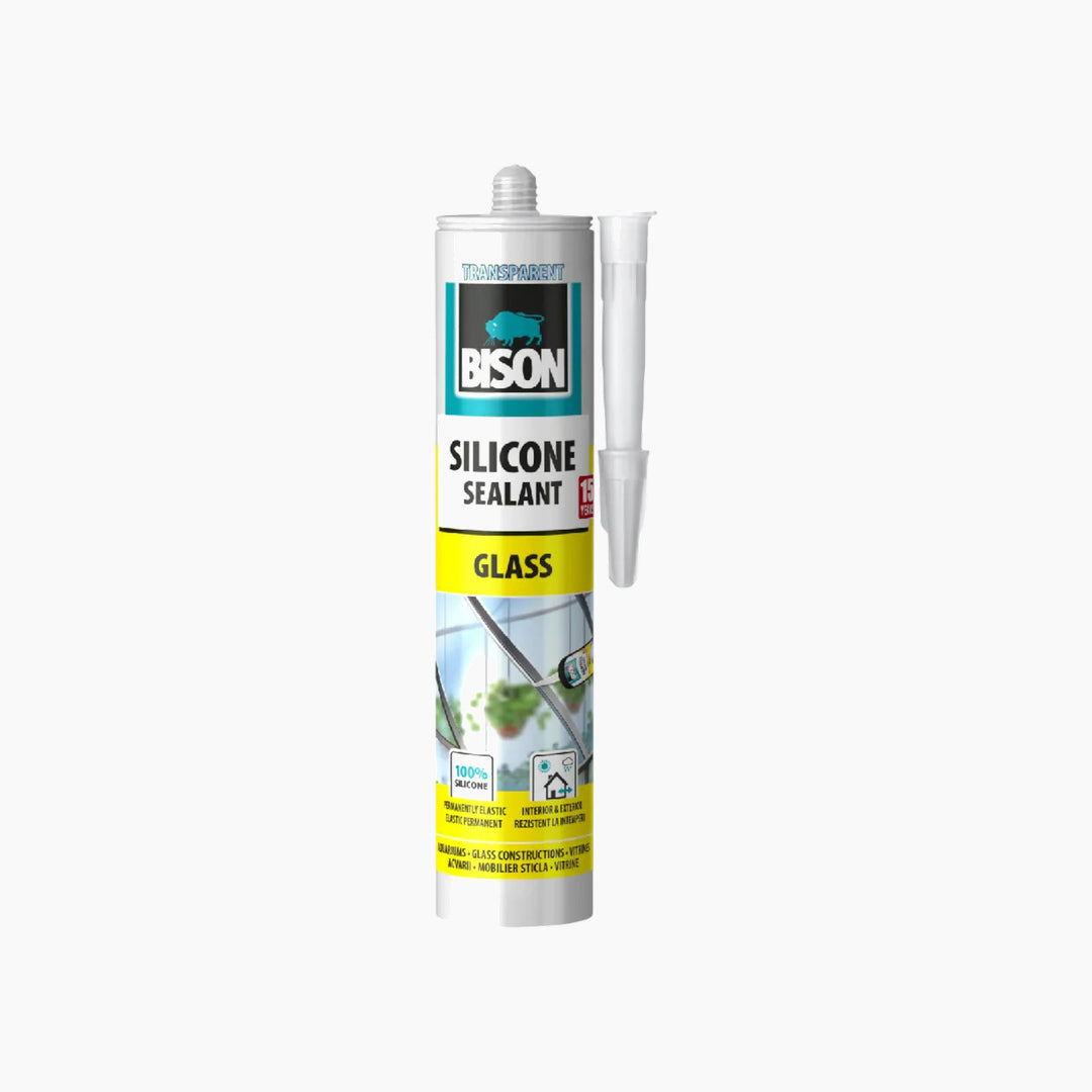 Bison Silicone Glass Transprent Crt 280Ml