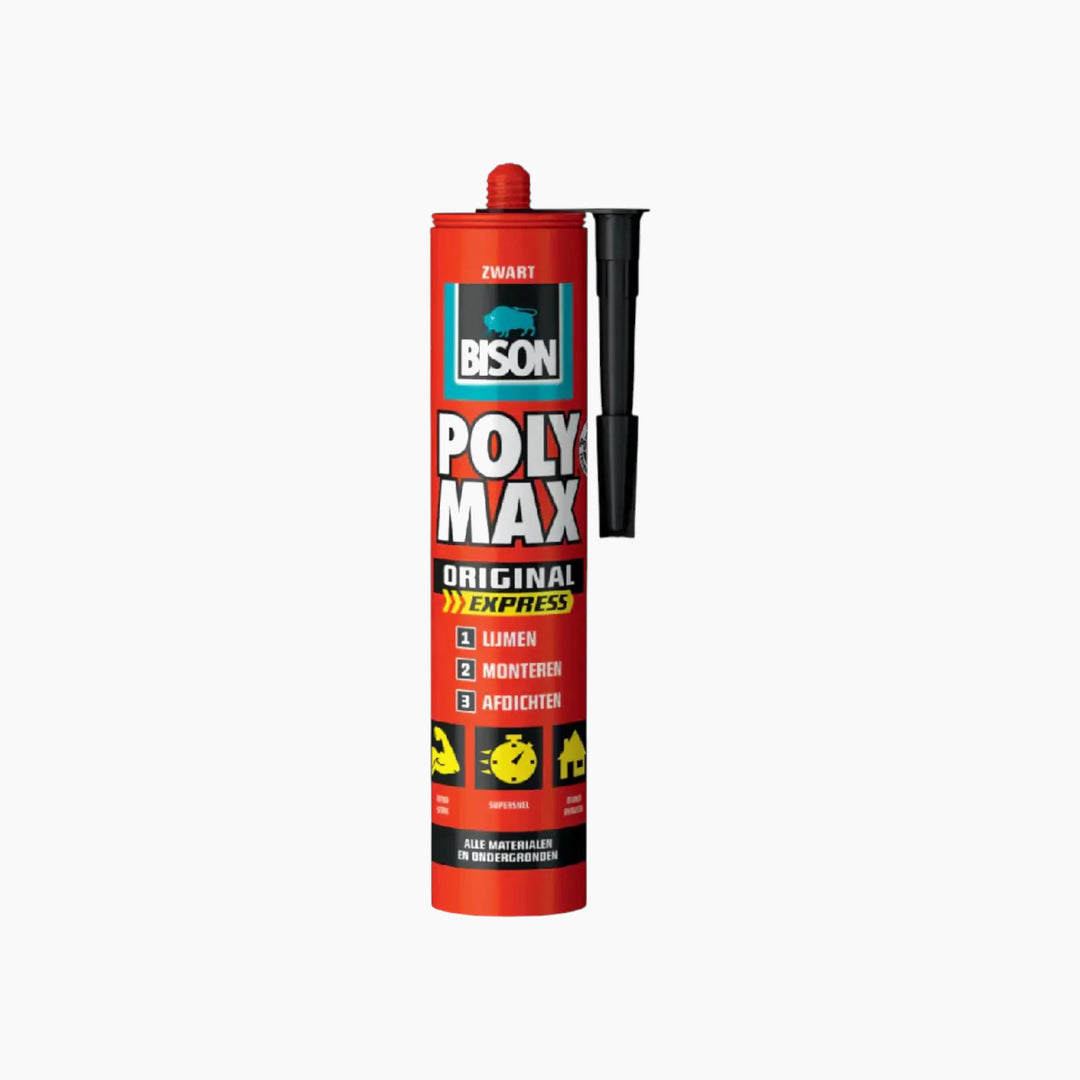 Bison Poly Max All-Purpose Adhesive And Sealant - 425G Black