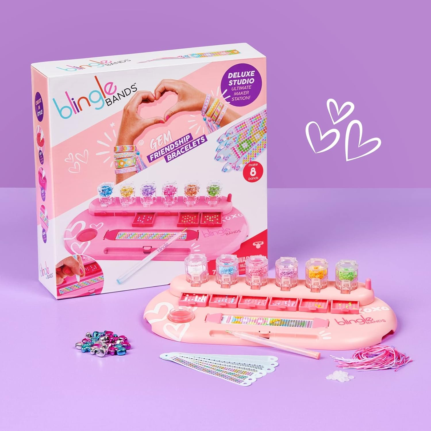 Moose Blingle Bands Deluxe Studio Pack Jewelry Making Kit Moose Blingle Bands Deluxe Studio Pack Jewelry Making Kit