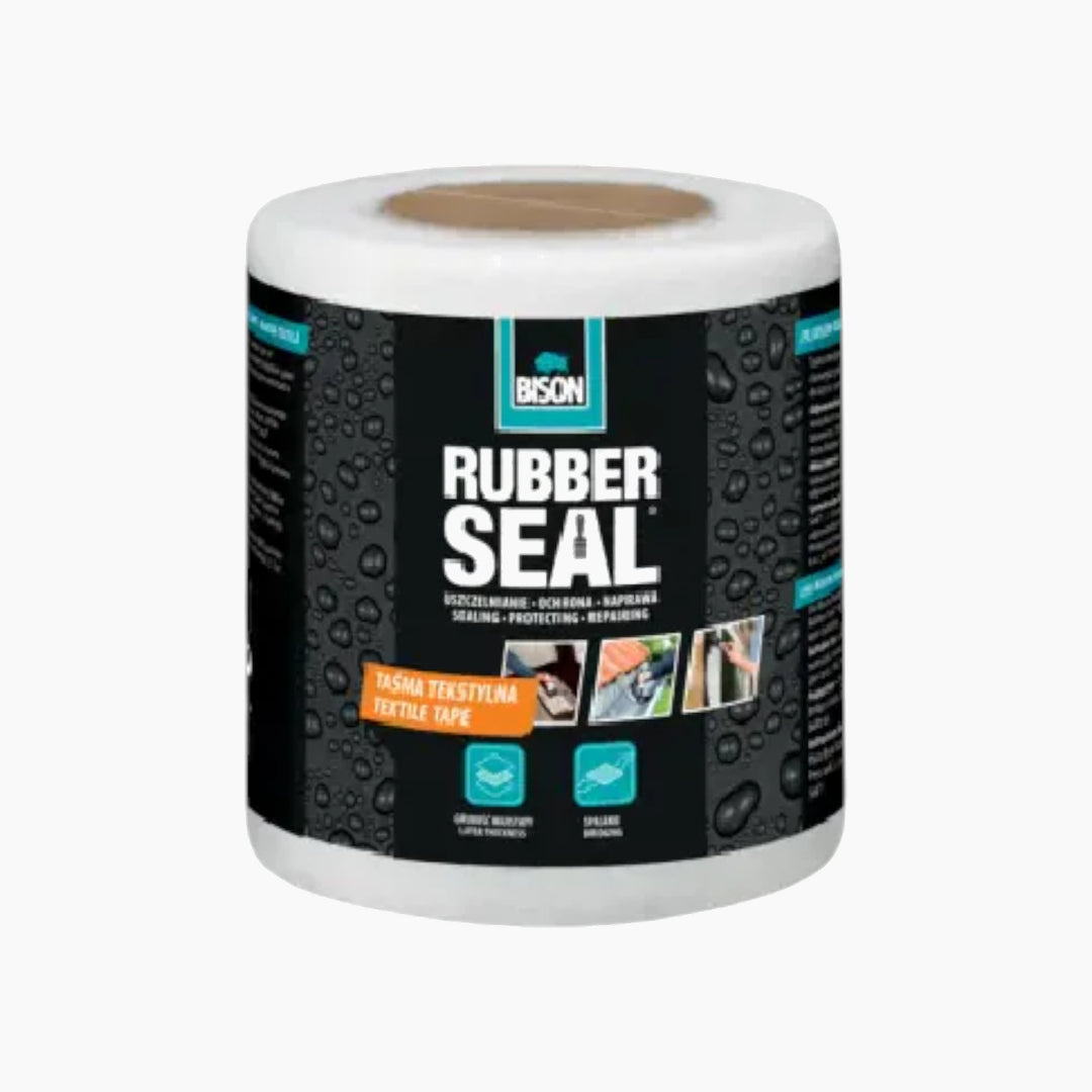 Bison Rubber Seal Textielband 10Cmx10M