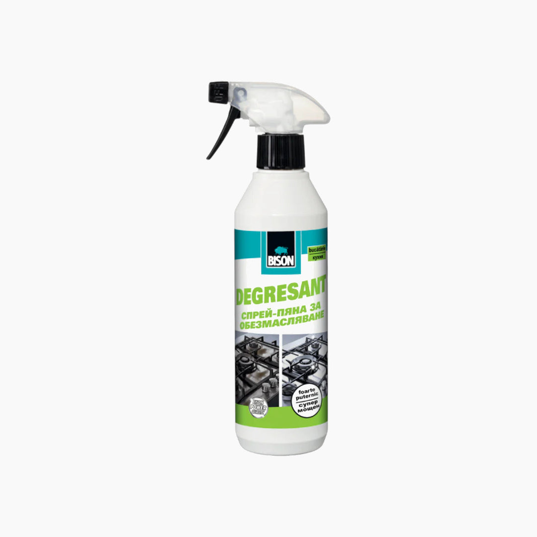 Bison 500 ml transparent grease remover spray