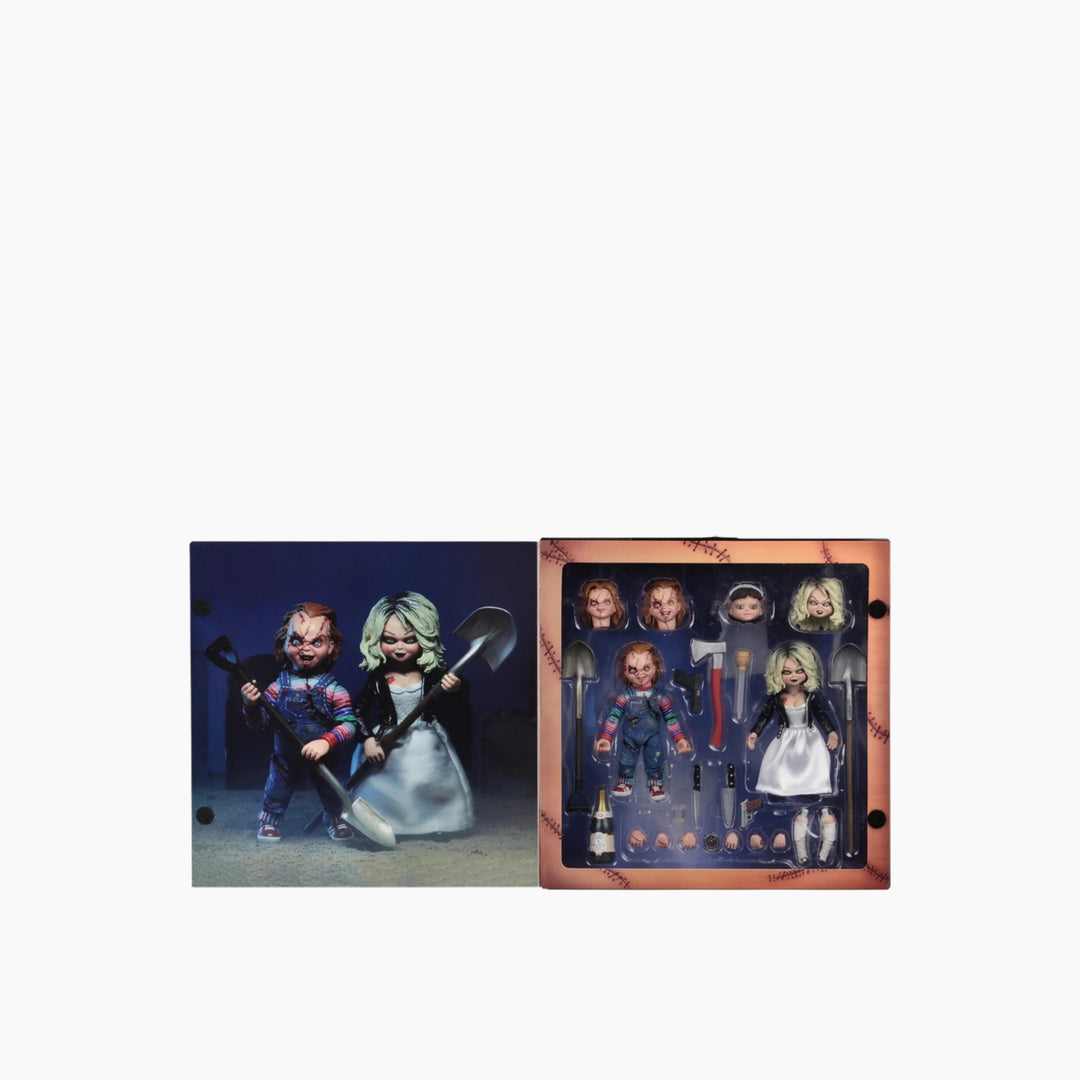 NECA Bride of Chucky Chucky &amp; Tiffany Ultimate Action Figure 2-Pack