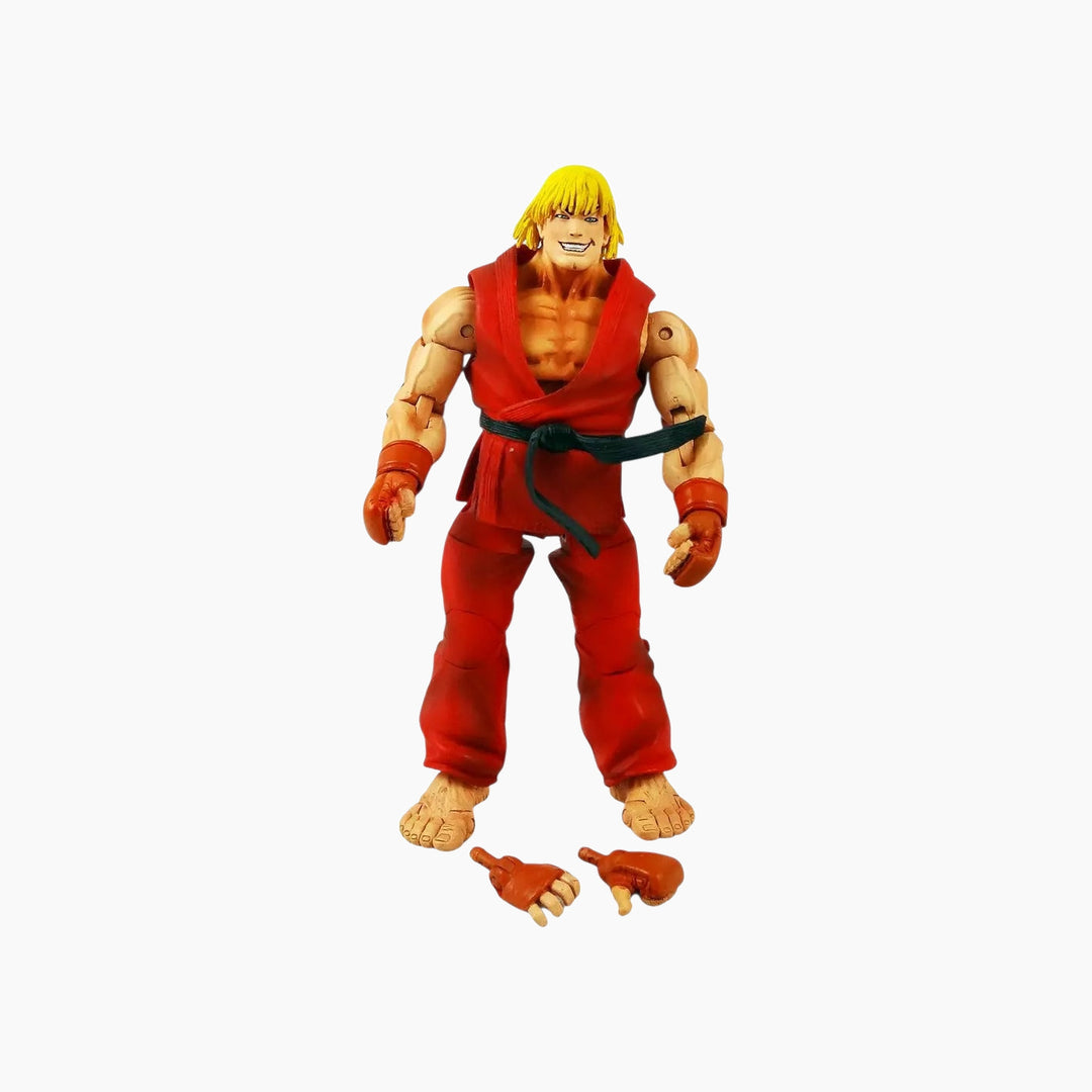 NECA Street Fighter IV Ken Masters Action Figure - Red Costume