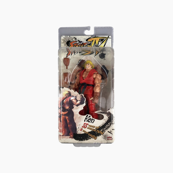 NECA Street Fighter IV Ken Masters Action Figure - Red Costume