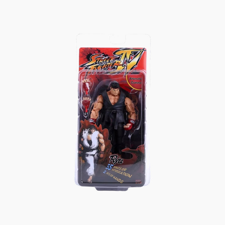 NECA Street Fighter Ryu Action Figure - Black Costume