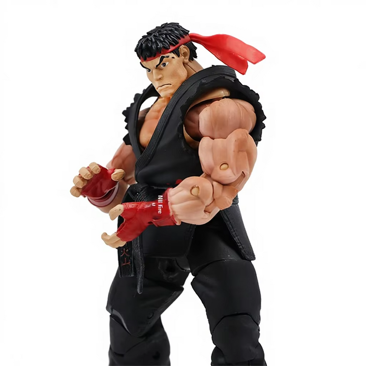 NECA Street Fighter Ryu Action Figure - Black Costume