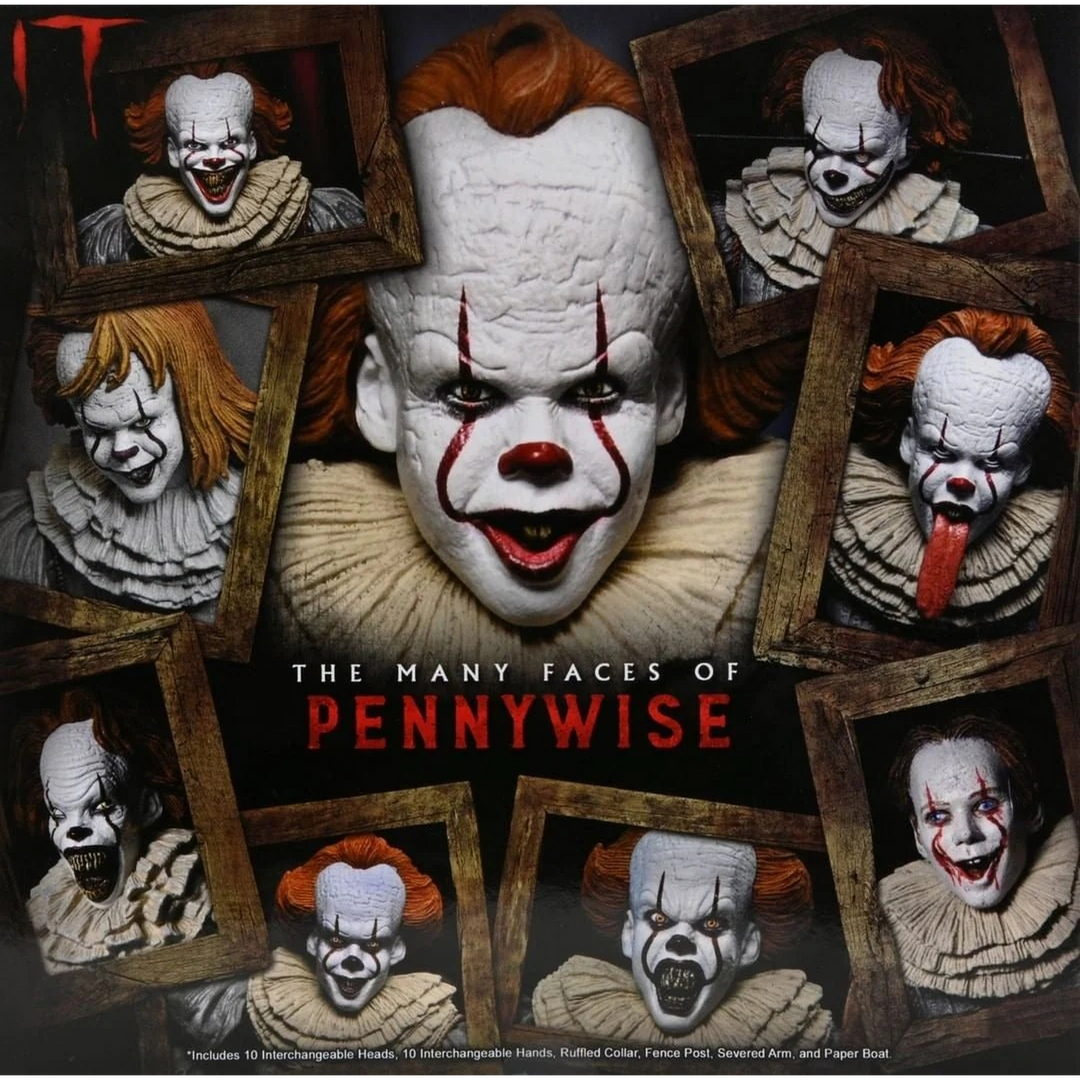 NECA IT Pennywise Many Faces Deluxe Set