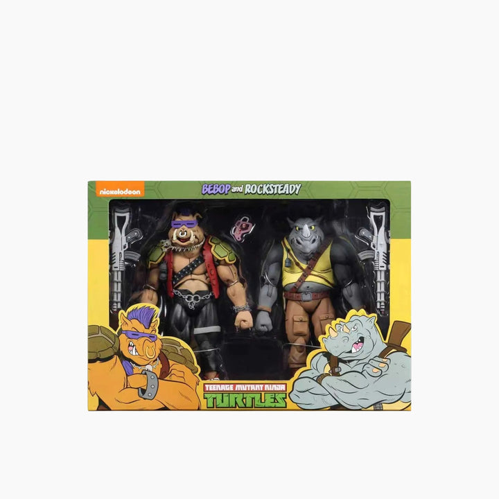 NECA TMNT Cartoon Bebop &amp; Rocksteady 2-Pack