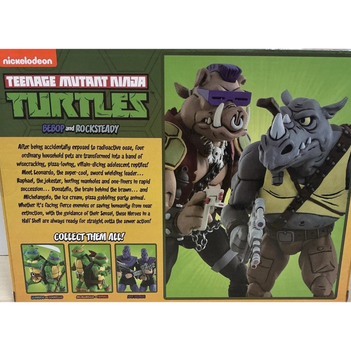 NECA TMNT Cartoon Bebop &amp; Rocksteady 2-Pack