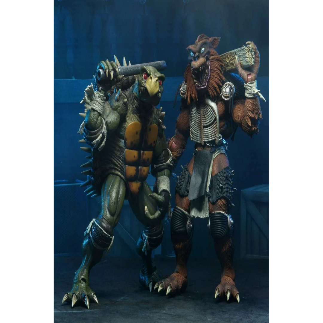 NECA Teenage Mutant Ninja Turtles II Tokka &amp; Rahzar 2-Pack