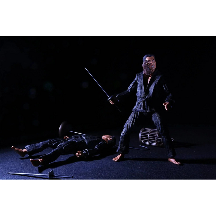 NECA Teenage Mutant Ninja Turtles Oroku Saki and Hamato Yoshi Action Figure Set