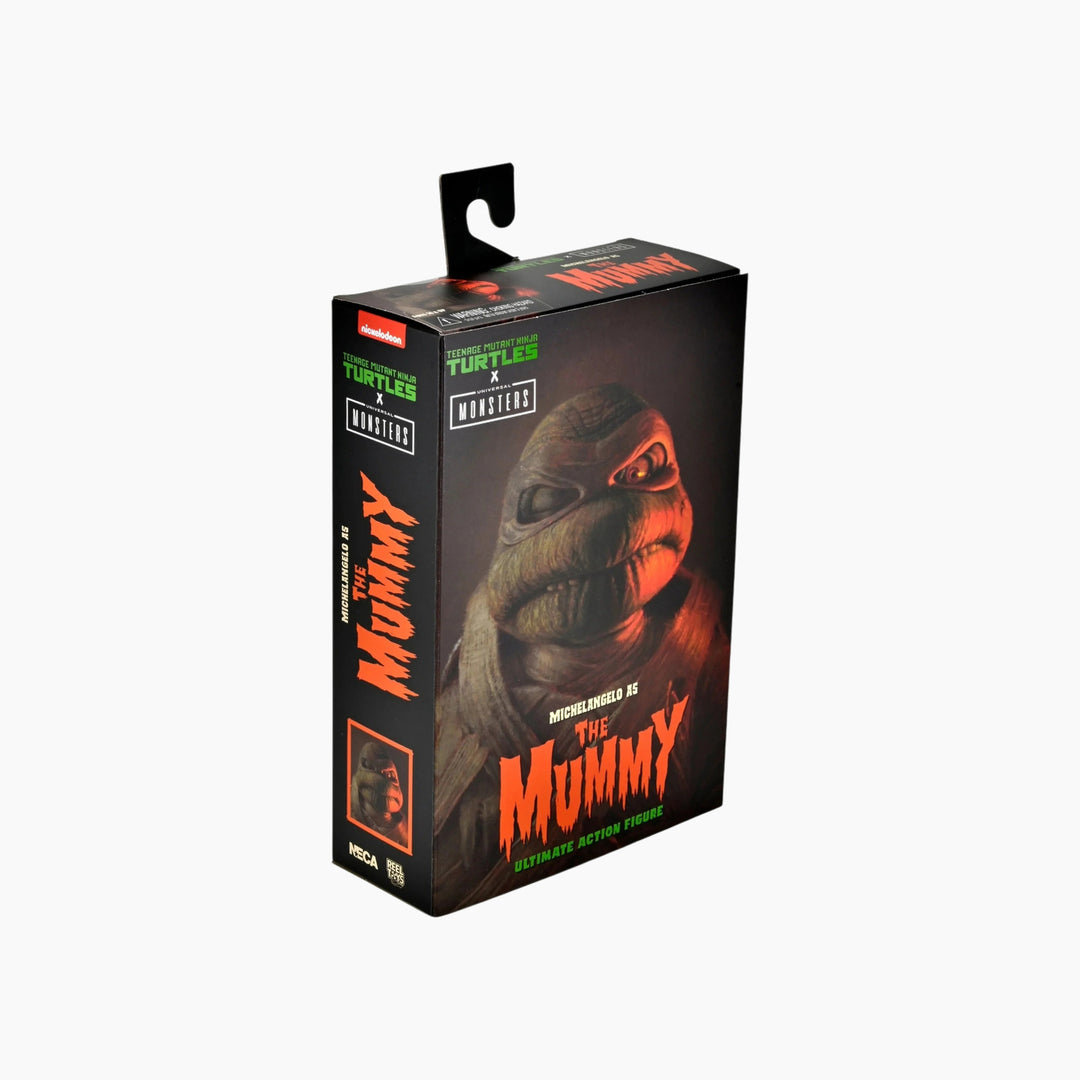 NECA Teenage Mutant Ninja Turtles x Universal Monsters Michelangelo as The Mummy Ultimate Action Figure
