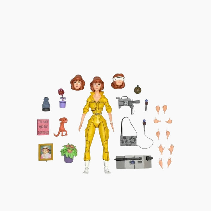 NECA TMNT Cartoon April O&