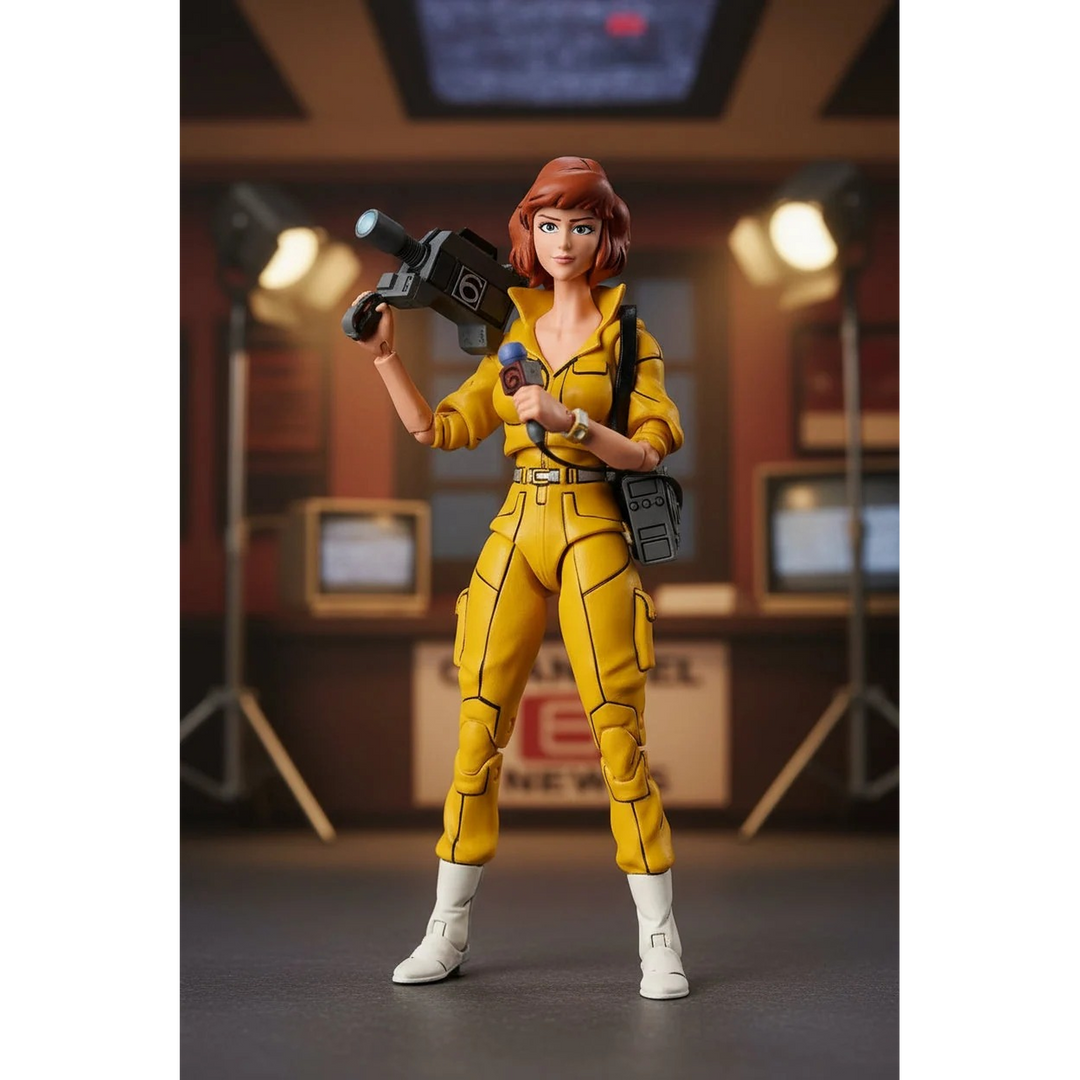 NECA TMNT Cartoon April O&