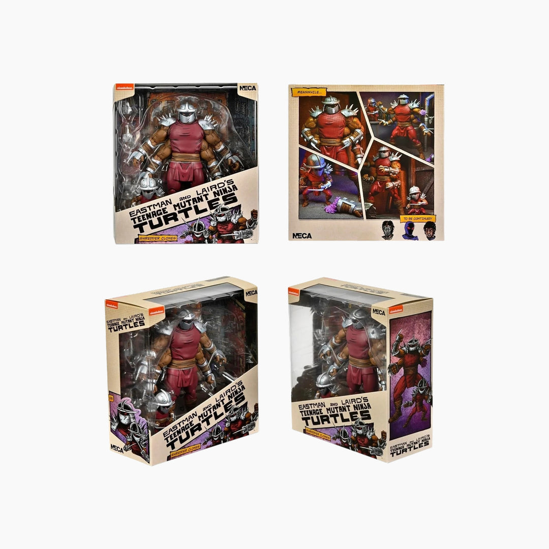 NECA TMNT Mirage Shredder Clones Action Figure Set