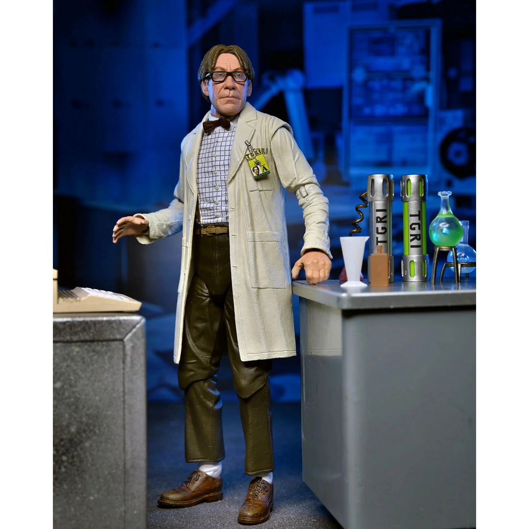 NECA TMNT II Professor Jordan Perry Action Figure Set