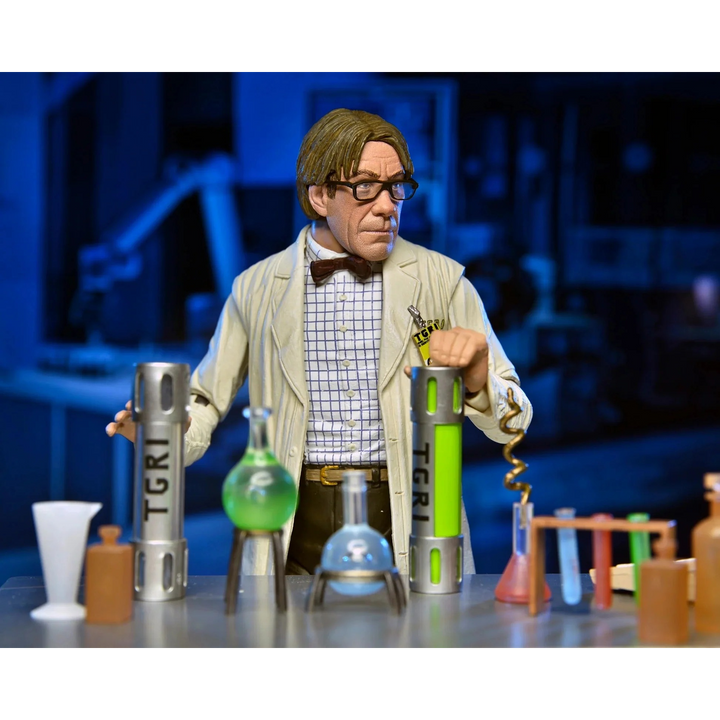 NECA TMNT II Professor Jordan Perry Action Figure Set