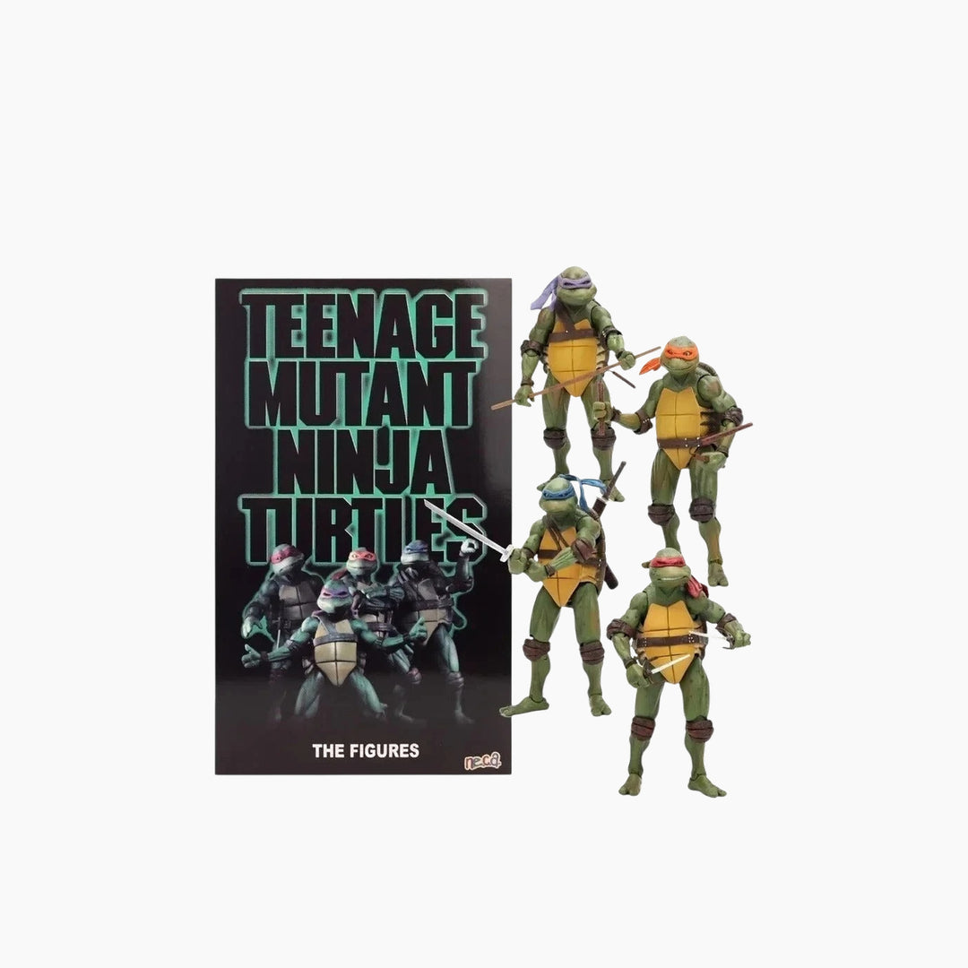 NECA Teenage Mutant Ninja Turtles (1990 Movie) Deluxe 4-Turtle Box Set