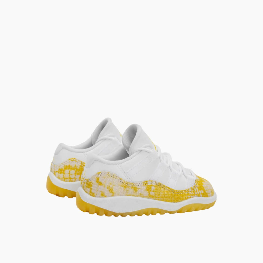 Air Jordan 11 Retro Low Yellow Snakeskin Toddler Shoes