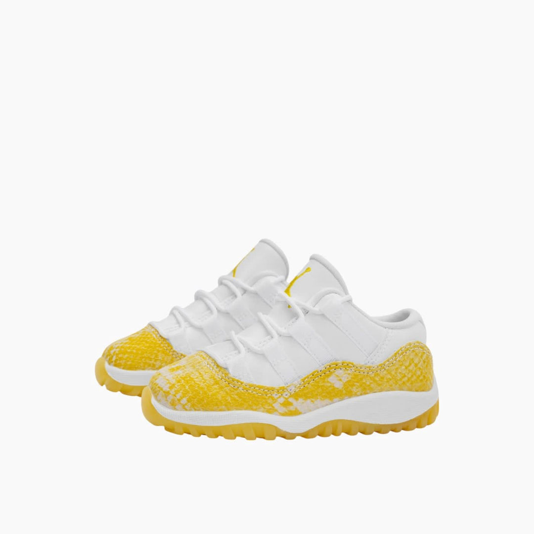 Air Jordan 11 Retro Low Yellow Snakeskin Toddler Shoes