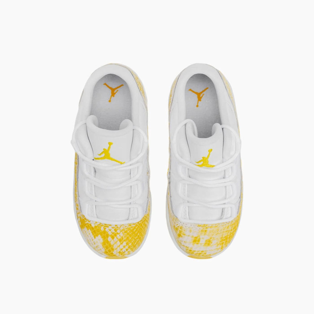 Air Jordan 11 Retro Low Yellow Snakeskin Toddler Shoes