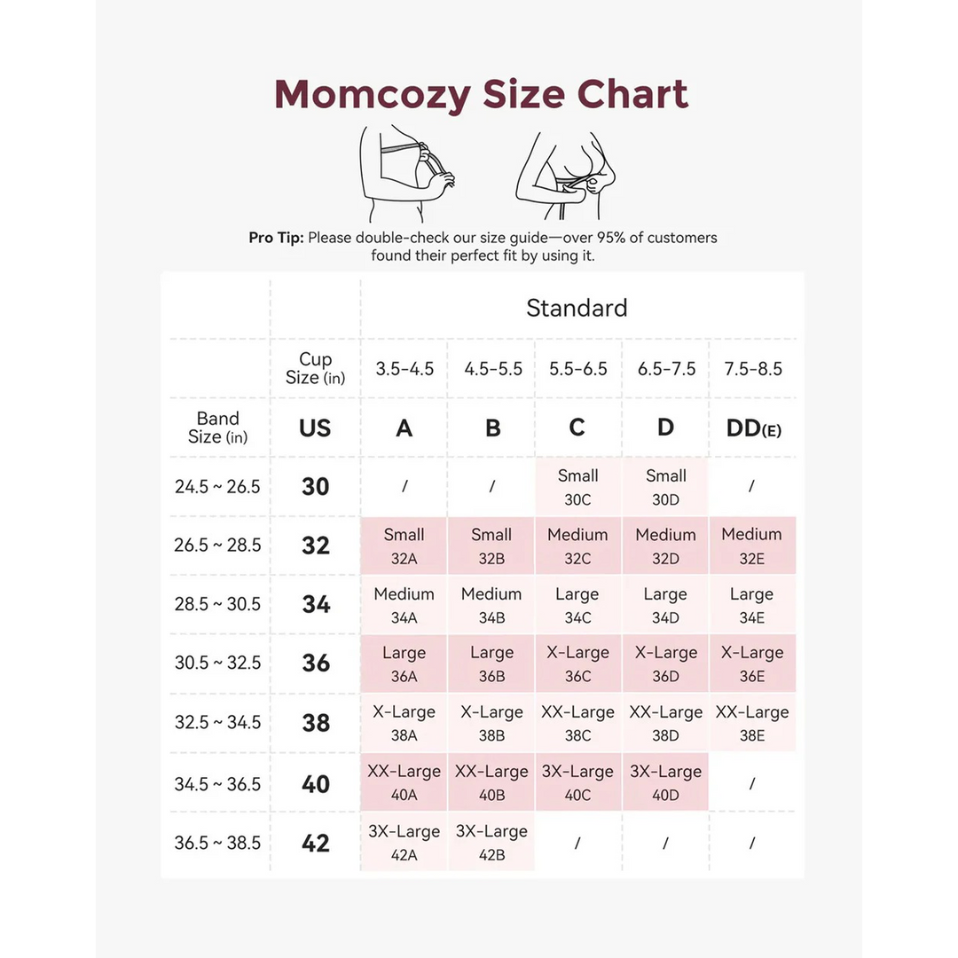 MOMCOZY Seamless Nursing Bra