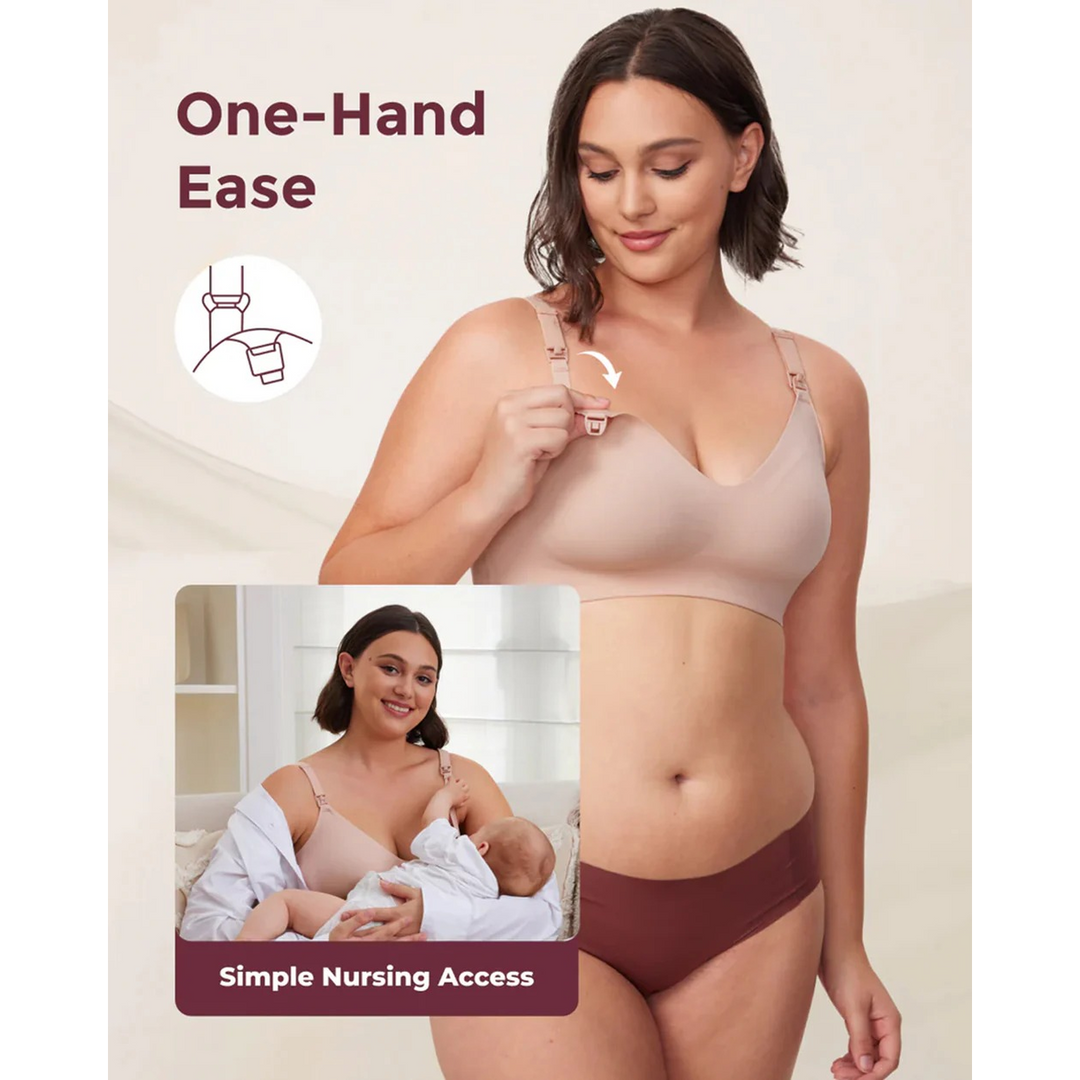 MOMCOZY Seamless Nursing Bra