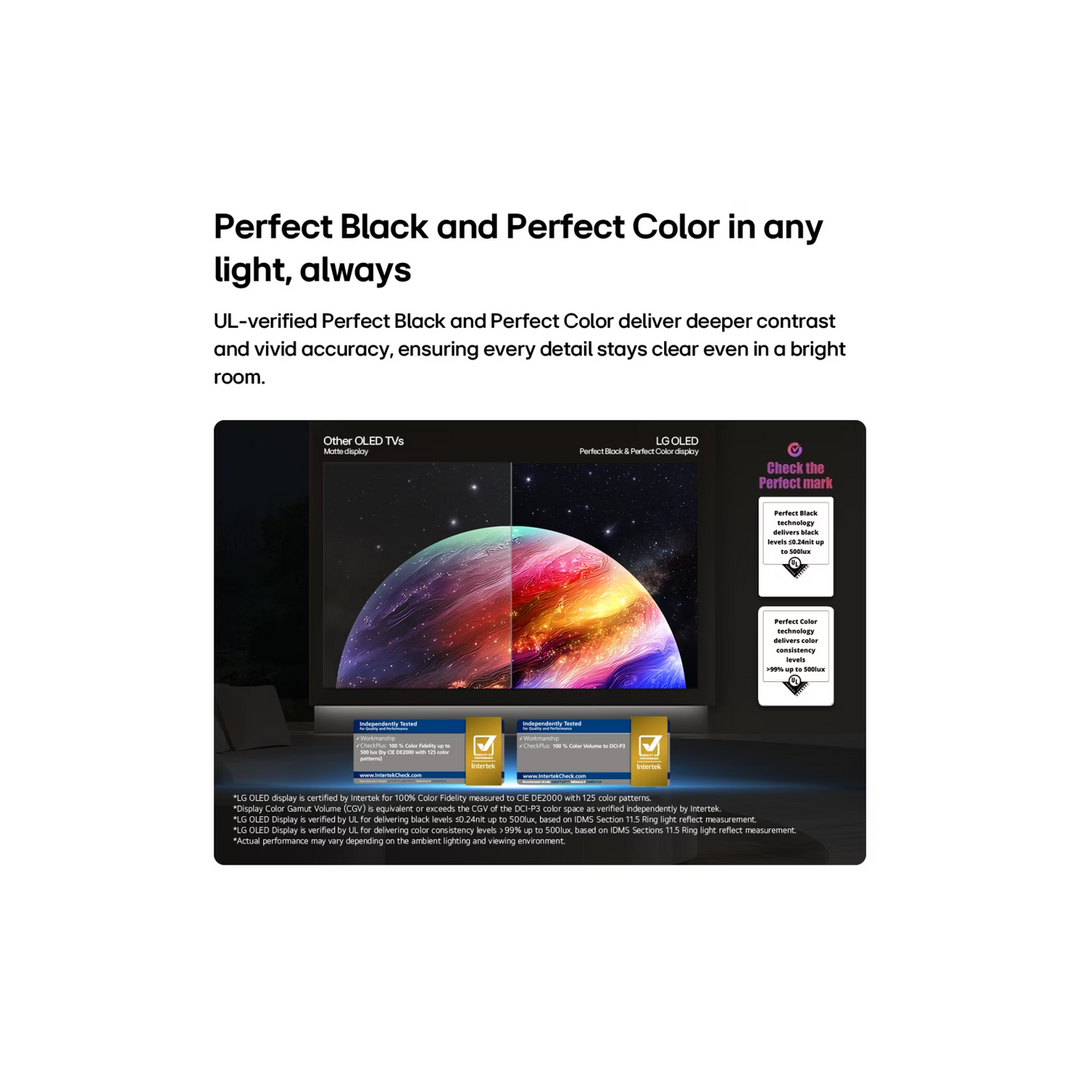LG 65 inch OLED AI B6 4K Smart TV 2026