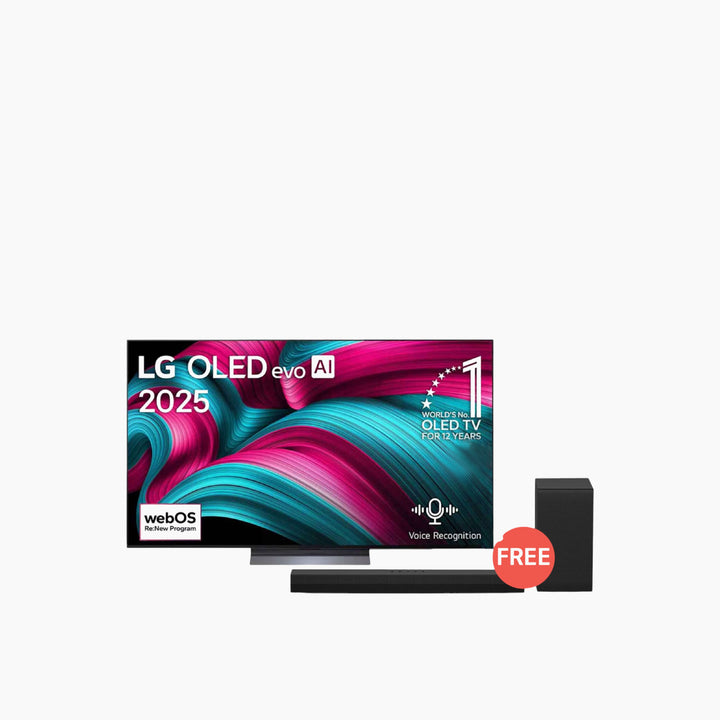 LG 65 inch OLED evo AI C5 4K 144Hz Smart TV AI Magic