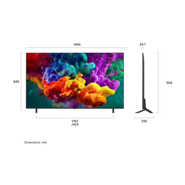 LG 65 inch QNED evo AI Mini LED 4K Smart TV 202
