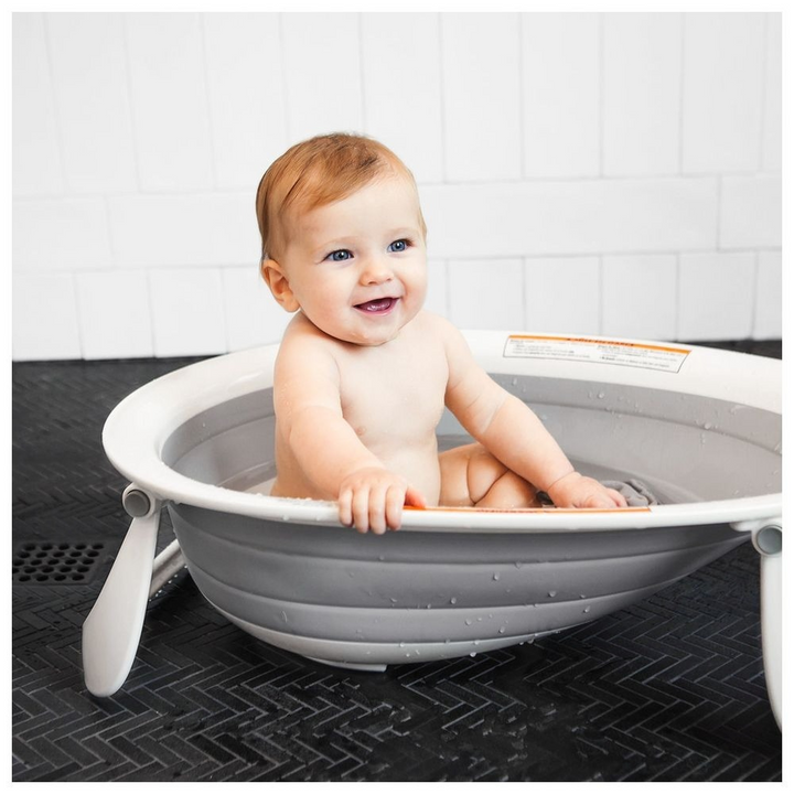 Boon New Naked Collapsible Bathtub - Grey