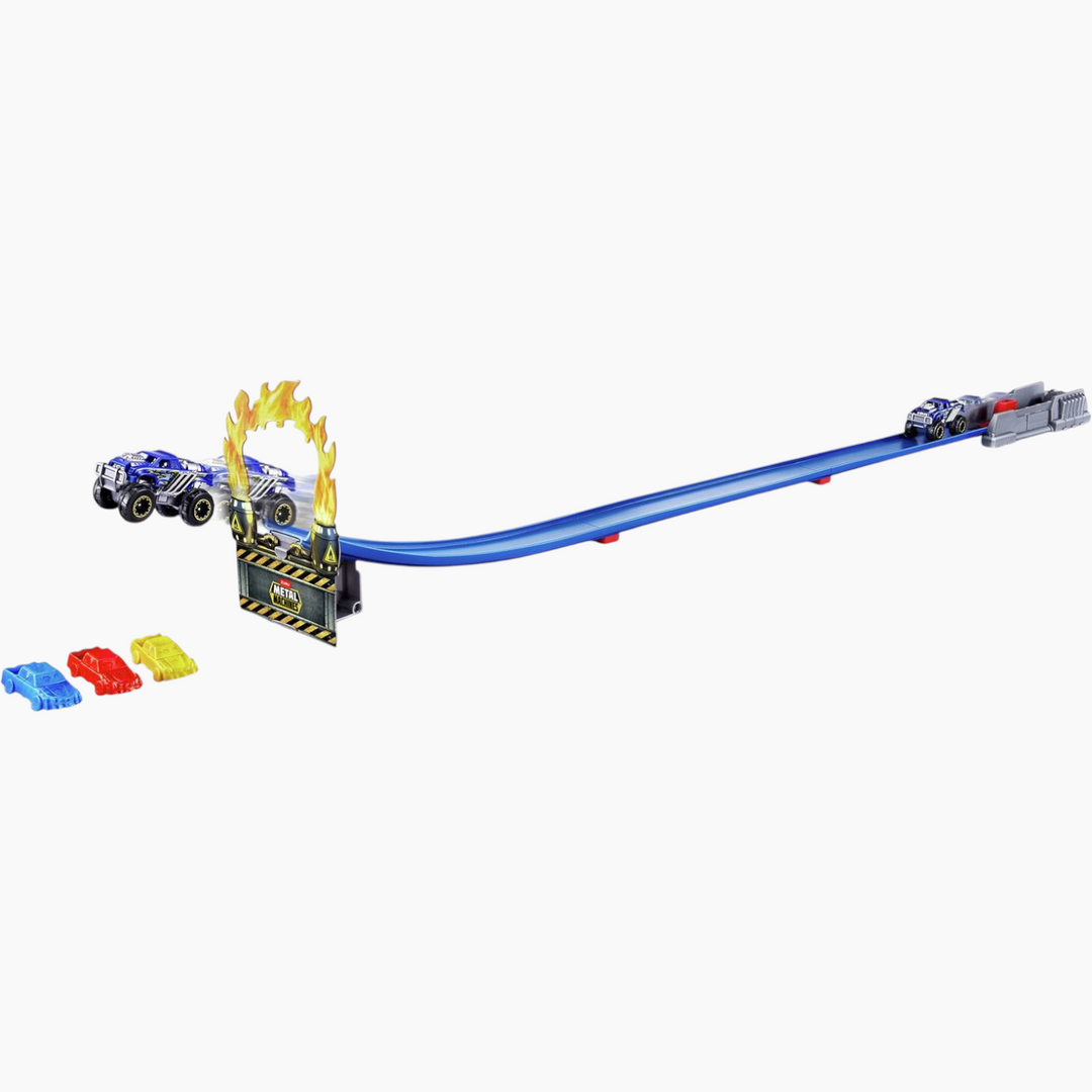 Zuru Metal Machines Road Rampage Set with Bone Crusher car and launcher
