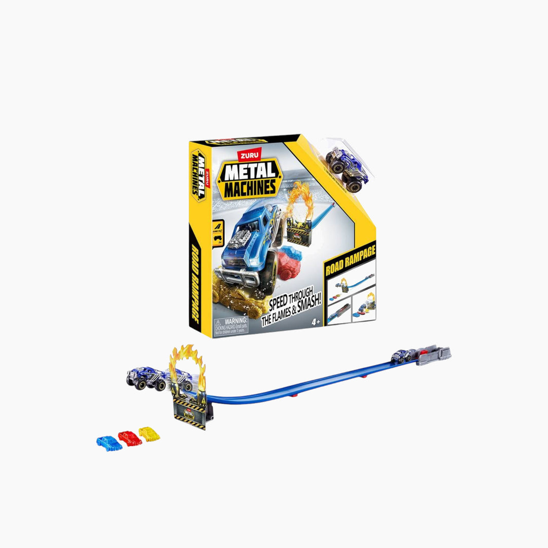 Zuru Metal Machines Road Rampage Set with launcher and track