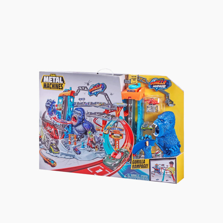 Zuru Metal Machines Gorilla Rampage Garage Playset with 3m track