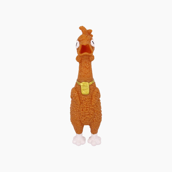 Animolds Squeeze Me Fried Rubber Chicken Squeeze Toy With 4 Styles 25 Cm Height