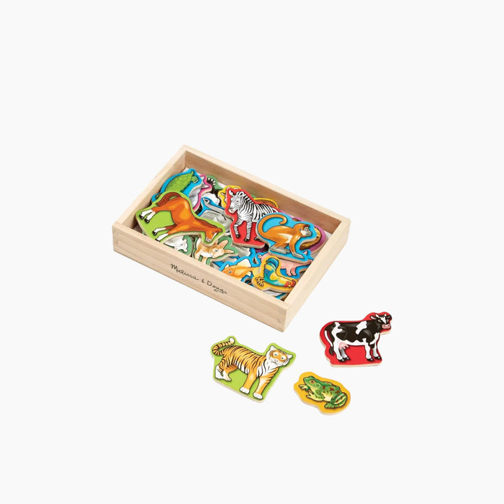 Melissa &amp; Doug wooden animal magnets, multi-color