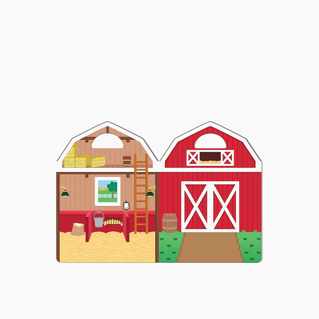Melissa &amp; Doug Reusable Puffy Stickers- Farm