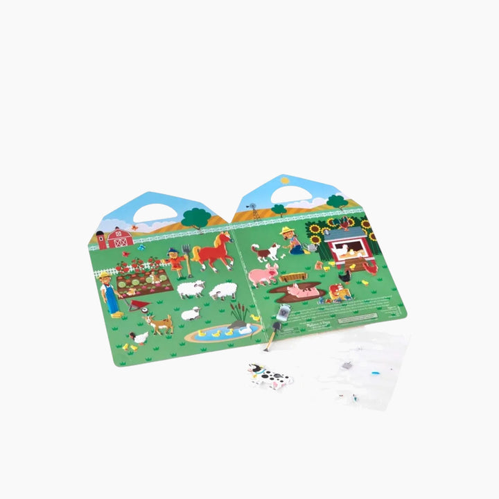 Melissa &amp; Doug Reusable Puffy Stickers- Farm