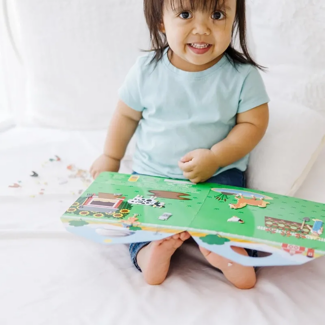 Melissa &amp; Doug Reusable Puffy Stickers- Farm
