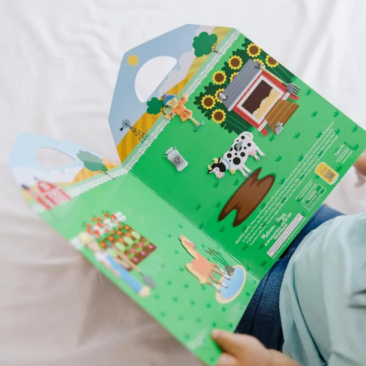 Melissa &amp; Doug Reusable Puffy Stickers- Farm